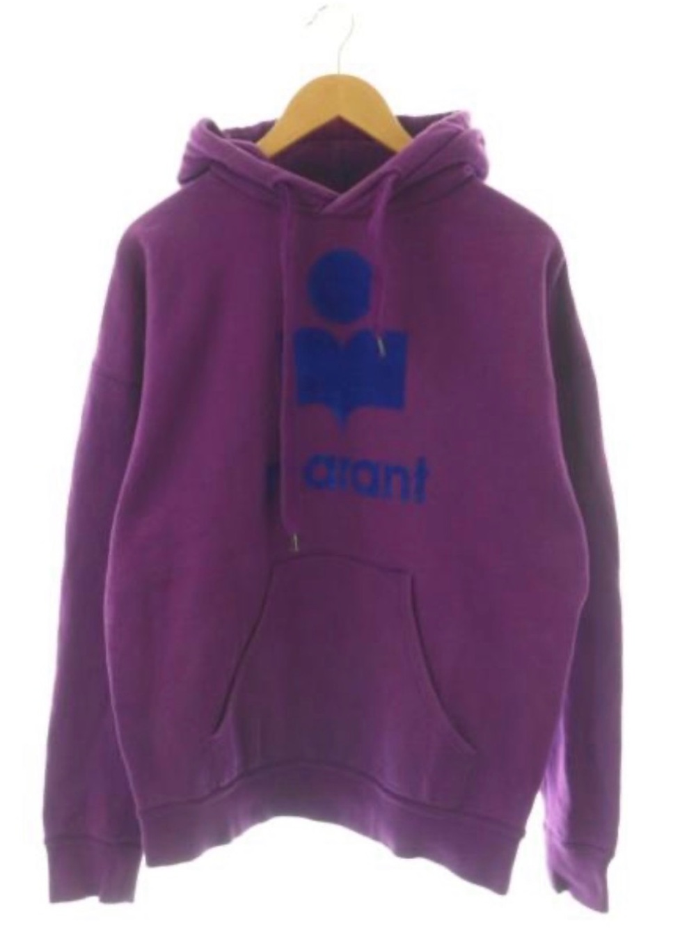 Isabel Marant Miley Purple Logo Hoodie - Picture 3 of 10